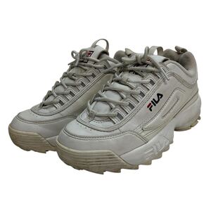 H365 FILA フィラ 厚底スニーカー US6 24cm ホワイト