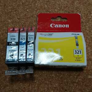 新品 Canon BCI-321Y 321bk 321ｃ 320pgbk インクセット 純正インク キャノン純正インク 純正品 純正インクカートリッジ キャノン インク