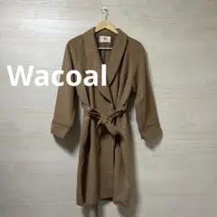 Wacoal★ガウンコート アンゴラ ウール ウエストマーク ロングコート