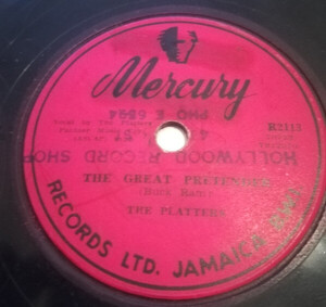 ジャマイカ78RPM/SP Platters The Great Pretender R2113 Mercury /00500