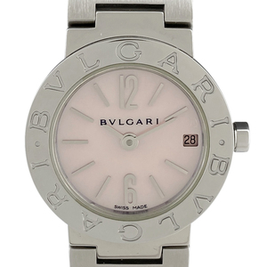 ブルガリ BVLGARI ブルガリ ブルガリ BB23SS 腕時計 SS クォーツ ピンク レディース 【中古】