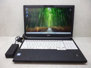 ☆1円☆第8世代☆富士通☆LIFEBOOK A579/B☆Core i5 1.60GHz/8GB/SSD256GB/Sマルチ/無線/Bluetooth/カメラ/Office/Windows 11 Pro☆