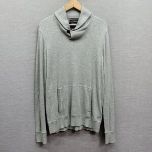 J89 American Eagle Outfitters アメリカンイーグル アウトフィッターズ アメカジ ニット プルオーバー ショールカラー メンズ グレー S