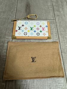 【超極美品】LOUIS VUITTON ルイヴィトン　ポシェットクレ　コインケース　モノグラム　マルチカラー　CA0014 