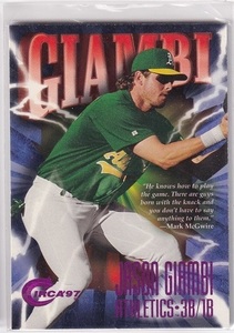 1997 FLEER Circa RAVE 150枚限定版 #368 Jason Giambi 034/150