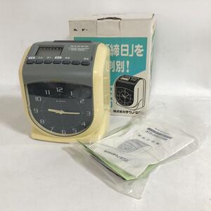 【A4618】動作品！ NIPPO ニッポー タイムレコーダー NTR-2600 タイムカード 勤怠管理 オフィス用品 事務用品