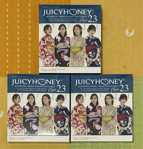 AVC ジューシーハニー PLUS #23 新品未開封3ボックス シュリンク付き『渚恋生 JULIA 美乃すずめ 美谷朱音』