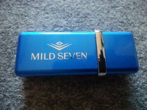 MILD SEVEN　携帯灰皿　アルミニウム製　３ｘ８ｘ１・３ｃｍ　ノベルティグッズ