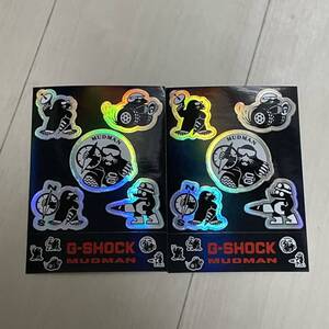 【新品未使用】G-SHOCK ステッカー 2枚セット マッドマン 非売品 レアSticker シール ノベルティ