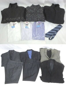 1000円スタート 紳士服まとめ 13点 Calvin Klein/Paul Smith/JOSEPH HOMME ジャケット/スーツ/アウター/シャツ/ネクタイ WHO D60053