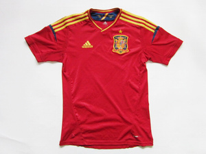 adidas アディダス 2012 スペイン代表 半袖 レプリカユニフォーム【メンズS程度】サッカー D139-01-0073