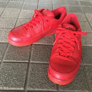 NIKE AIR JORDAN 2 RETRO LOW U9 832819 606 triple red USED ナイキ エア ジョーダン2 レトロ ロー 27cm スニーカー アメカジ 古着