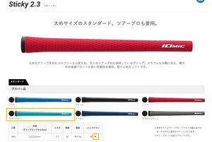 イオミック グリップ Sticky 2.3 スカイブルー バックライン無し(新品、未使用)(即納)