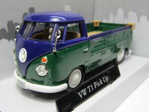 Volkswagen 1/43 VW FLAT4 フォルクス ワーゲン T1 Pick UP Microbus Combi TypeⅡ シングルクワイエットマフラー マイクロバス デリバン