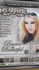 ☆Ms Krazie Brown is Beautiful デビュ－アルバムのポスター