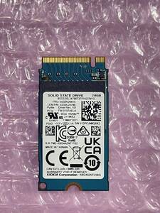 KIOXIA KBG40ZNT256G 256GB NVMe M.2 2242 使用時間2時間