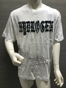 本物 新品 HYDROGEN 半袖Tシャツ 220624 白 2XL