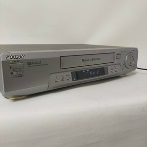 ★ジャンク品★ SONY VHSビデオデッキ SLV-R100 ソニー 通電のみ確認。
