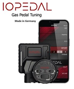 【IOPEDAL】 簡単取付 多機能 高性能 スロコン スロットルコントローラー AUDI アウディ A1 S1 A3 S3 RS3 A4 S4 RS4 A6 S6 RS6 Q7 TT A1007