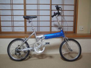 室内保管！★Panasonic/LIGHT WING★折り畳み自転車★7速ギア★アルミ★SHIMANO★現状品