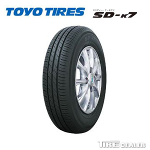 【配送方法限定】※2本以上で送料無料 トーヨータイヤ 155/70R13 75S TOYO TIRES SD-ｋ7 トーヨータイヤエスディーケーセブン サマータイヤ