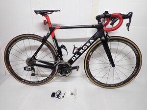 DE ROSA PROTOS SRAM RED eTap AXS 2x11s 2018 51cm / FULCRUM SPEED 40C AC3 / Garmin 520J カーボン ロードバイク ★ 702D3-1