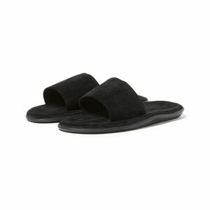 ★新品★nonnativeノンネイティブISLAND SLIPPERアイランドスリッパTRAVELER SANDAL COW SUEDEブラックBLACK黒25cmUS7ハワイhawaiiサンダル