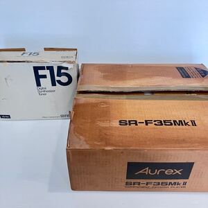 箱付きAUREX 東芝ターンテーブル　SR-F35MKⅡ オーディオチューナー　ST-F15セット