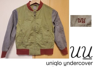 Uniqlo*UNDERCOVER MA-1ジャケット130UUユニクロKIDSアンダーカバー/GUホワイトマウンテニアリングWhite MountaineeringマーキーズMARKEY