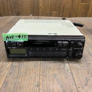 AV5-415 激安 カーステレオ SUBARU T09 86201TA090 180412572 カセット FM/AM テープデッキ 通電未確認 ジャンク