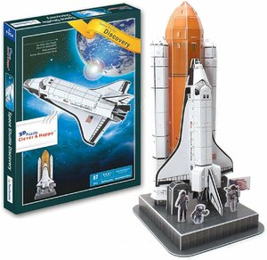 3Dパズル DIYモデルセット -スペースシャトル ディスカバリー　世界最高のジグソーパズル構築キット 贈り物 輸入品