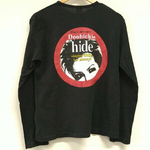 (^w^)b HEADWAX ORGANIZATION エックス ジャパン ヒデ Doohickie hide 長袖 ロング スリーブ ロンT バンドT X JAPAN パンク 黒 8426ｗE