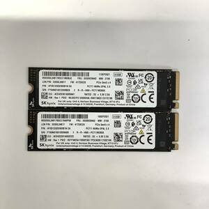 K60624155 SK hynix NVMe 512GB SSD 2点 【中古動作品】