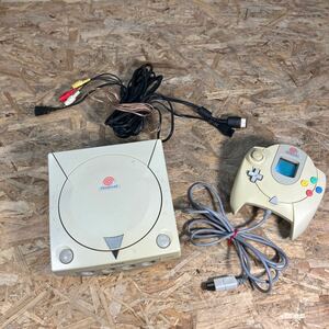 1円〜/SEGA/セガ/Dreamcast/ドリームキャスト/HKT-3000/本体/コントローラー/ケーブル/ゲーム機/通電動作未確認/中古/現状品