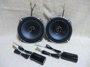 一見美品?DDL-R170CアルパインDD Linear1ボディ2WAYタイプ17cmスピーカーシステム左右セットdB変更ネットワーク付!MAX160/40W音出しOK!【60