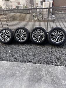 トヨタ　ハリアー　純正アルミホイール　18インチ　タイヤ　4本セット　未使用品　倉庫保管品　235/55R18　7ブリヂストン　