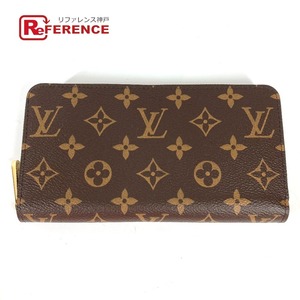 未使用 LOUIS VUITTON ルイヴィトン M42616 ジッピーウォレット ラウンドファスナー モノグラム 長財布 ブラウン レディース【中古】