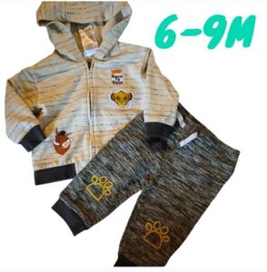 Disney Baby Infant 6-9M Lion King Matching Set Hoodie Jogger Zip Up 海外 即決