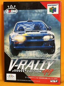 任天堂64V-RALLY エディション99 N64 ニンテンドー64 任天堂ソフト 動作未確認