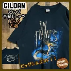 インフレイムス GILDAN Tシャツ XL ヘヴィメタルバンド 半袖 US古着