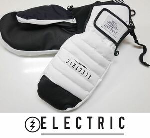 【新品:SALE】24 ELECTRIC PUFF MITTEN SNOW GLOVE - WHITE - Mサイズ エレクトリック 正規品 ミトン グローブ スノーボード