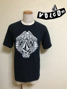 VOLCOM ボルコム Tシャツ ブラック トップス サイズM 半袖 黒 スケートボード