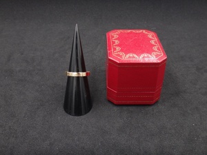 【本物】超美品　Cartier　カルティエ　ラニエール　Ｋ１８ＰＧ　４８　ピンクゴールド　８号　ケース