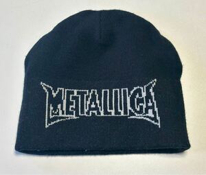 【古着】METALLICAメタリカ ビーニー帽 ブラック