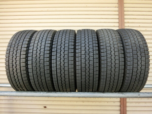 ★ 205/70R16 111/109L ★ 6本セット!! ★ DUNLOP ★ WINTER MAXX LT03　残溝11㎜　良品スタッドレスタイヤ　キャンターエルフなど