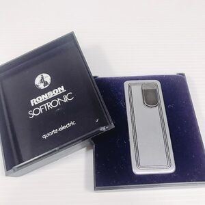 D【RONSON】ロンソン ライター ケース ガスライター 企業物 ノベルティグッズ レトロ アンティーク ヴィンテージ 当時物