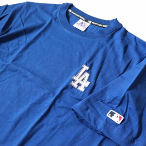 ●送料390円可能商品 ドジャース DODGERS MLB 新品 メンズ メジャーリーグ 大谷翔平 山本由伸 半袖 Tシャツ[C543BMR-BLU-L] 一 三 弐★QWER