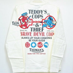 テッドマン TEDMAN ロンT 長袖Tシャツ TDLS-305 TEDDY