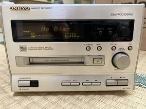 ONKYO MD-185X MDデッキ 通電のみ確認・ジャンク品