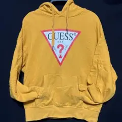 23 GUESS パーカー　イエロー　黄色　yellow